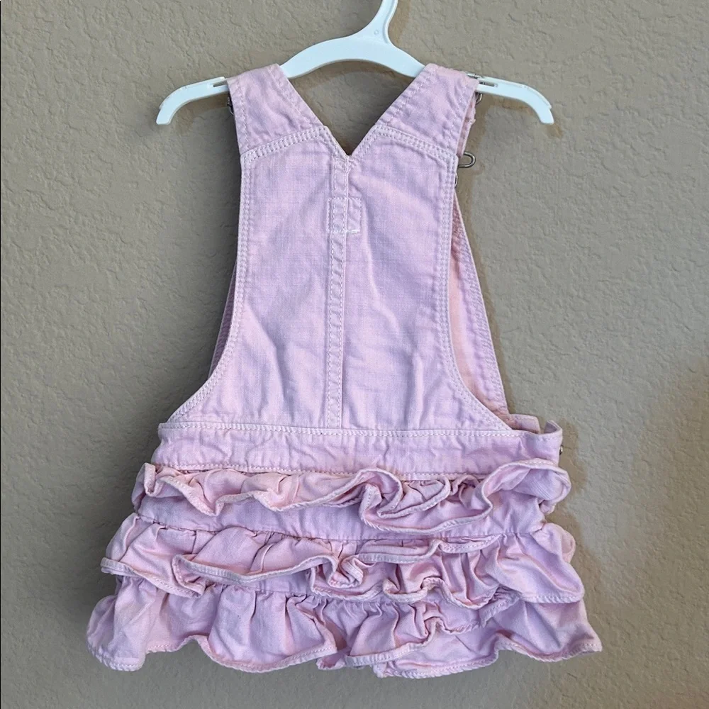 GAP Pink Ruffled Kids Overalls